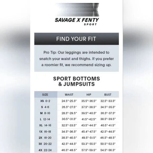 SAVAGE X FENTY Special FX High-Waist Legging Black Caviar SIZE M NEW WITH TAGS - Picture 12 of 13